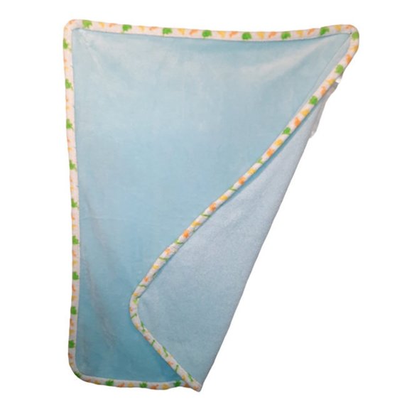 Le Bebe Favorite Dinosaur Trim Baby Security Lovey Blanket 31" X 38" - Picture 3 of 5